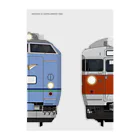 sushima_graphical_trains / SHI-DEの奈良の列車No.3_583系 / 113系 クリアファイル