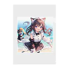 yos-1292583のねこニコばん Clear File Folder