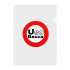 USOBACCAのUso Bacca ロゴ クリアファイル