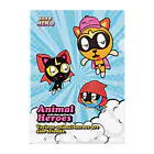 レイジーヒーロー　オフィシャルグッズの動物ヒーロークリアファイル Clear File Folder