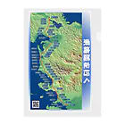 街道歩きのお店の旧東海道ルート＆宿場地図 クリアファイル