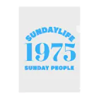 SUNDAY LIFEのSUNDAYLIFE1975 Clear File Folder