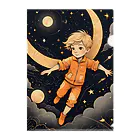 AI Fantasy Art Shopのnight adventure① Clear File Folder