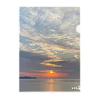 usa7の朝焼け-02 Clear File Folder