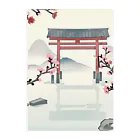 JoyfulMomentsCraftsの桜と鳥居　ー Cherry Blossoms and Torii ー Clear File Folder