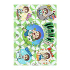 あーとイラスト工房のMOTHI　MOTHI　RANGER　かしわグリーン Clear File Folder