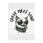 CRAVE MEAT SOUPの#drunk cat Clear File Folder