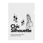 CHIBE86のChic Silhouette Clear File Folder