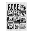 アモズクリエイトのKOBEデザイン クリアファイル