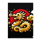 幸福龍神の幸運を呼ぶ金龍ちゃん🐉 クリアファイル