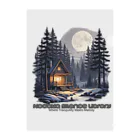 Nodoka Silence Library - WEB SHOPのSnow Cottage クリアファイル