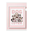 Void Dogの素敵なDOG LIVEの文字入りアート Clear File Folder