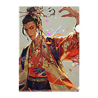 AQUAMETAVERSEの戦国レイブ　Tomoe bb 2712 Clear File Folder