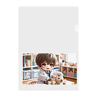 Bonmaru☆ぼんまるのいたいの飛んでいけ Clear File Folder