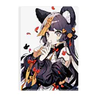 カガミモチコのキツネキョンシーちゃん Clear File Folder