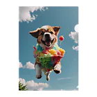 pezupezuの空飛ぶワンダフル犬 Clear File Folder