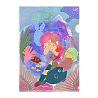 もふおみのマーメイド Clear File Folder