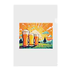 山田綾の夏到来ビールグッズ！Beerで皆で盛り上がろう！ Clear File Folder