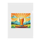 山田綾の夏到来ビールグッズ！Beerで皆で盛り上がろう！ Clear File Folder