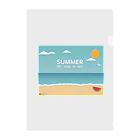 山田綾の夏！Summer！ Clear File Folder