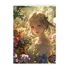 花束娘のFantasy Flower Field - Girl's Smile クリアファイル