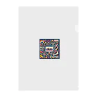 keyworks_shopの昭和レトロ80年代カセット Clear File Folder