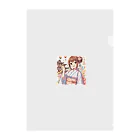 yukatagirlsのお祭り好きのＪＫ Clear File Folder