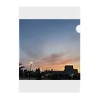 さちの部屋のとある日の夕焼け Clear File Folder