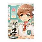 可愛い男の子イラスト販売所　By,keicyanの男の子　中学1年生　科学部 Clear File Folder