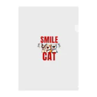 オトバシハウスのSMILE CAT クリアファイル