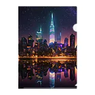 Mysycaの海辺の都市 Clear File Folder