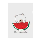 sari'sのI love watermelon Clear File Folder