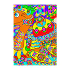どりほぷの星を守る竜・首長竜タイプ Clear File Folder