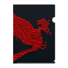 魚の目玉 SUZURI店のSCP-444-JP 認識の鳥 Clear File Folder