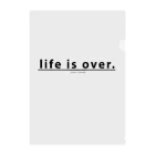 cooLunaのlife is over. ～ 人生詰んだ。 クリアファイル