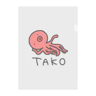 千月らじおのよるにっきのTAKO(色付き) クリアファイル