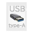 ふじたりあんのUSB　type-A クリアファイル