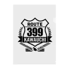 KUMA DESIGIN WORKSのROUTE6 川内ver. -カエル- クリアファイル