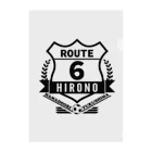 KUMA DESIGIN WORKSのROUTE6 広野ver. -サッカー- クリアファイル