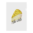 スロータイプ書店 Slowtype Booksのmille crepes ミルクレープ 075 クリアファイル