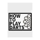 SWEET＆SPICY 【 すいすぱ 】ダーツのHOW TO PLAY DARTS Clear File Folder