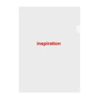 グリーンウィンドのinspiration Clear File Folder