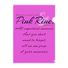 【Pink Rine】の【Pink Rine】オリジナル Clear File Folder