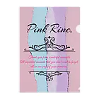 【Pink Rine】の【Pink Rine】オリジナル Clear File Folder