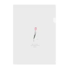 rilybiiの pink tulip message Clear File Folder