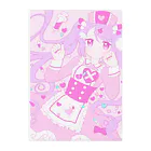 かわいいもののおみせ　いそぎんちゃくのゆめかわナースちゃん Clear File Folder