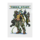 nidan-illustrationの“PRESS START” 1-#1 クリアファイル