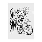 nidan-illustrationの"SLOW STARTER" Clear File Folder