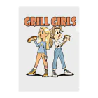 nidan-illustrationの"grill girls" クリアファイル