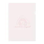 USAGI DESIGN -emi-のたれみみうさガール-ver2 Clear File Folder